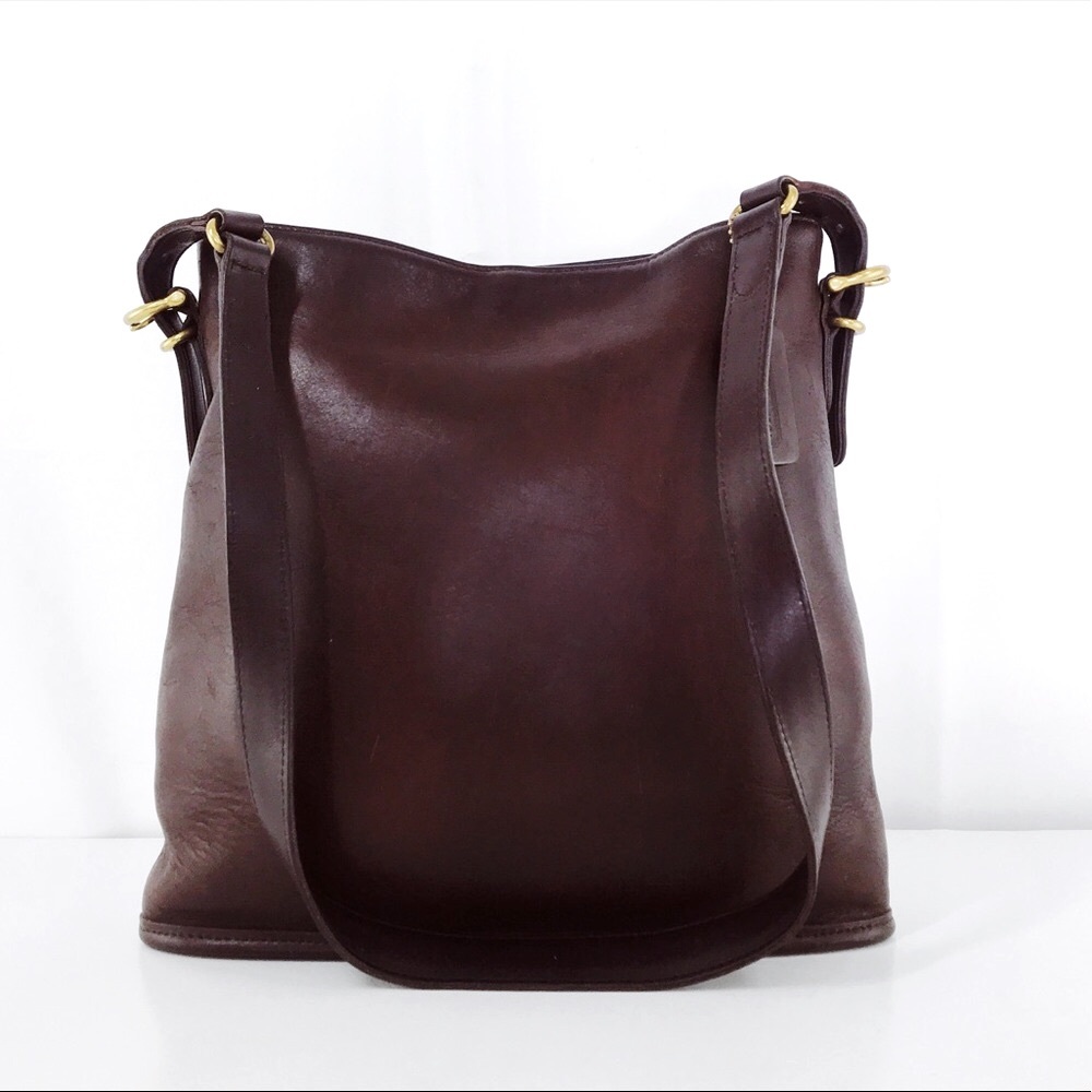 Coach Vintage Leather Equestrian Shoulder Bag